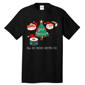 Funny Christmas Sushi For Women Tall T-Shirt