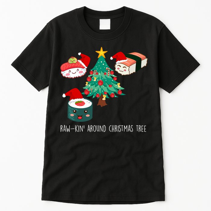 Funny Christmas Sushi For Women Tall T-Shirt