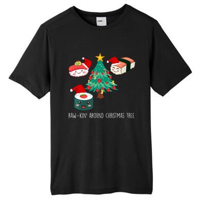 Funny Christmas Sushi For Women Tall Fusion ChromaSoft Performance T-Shirt