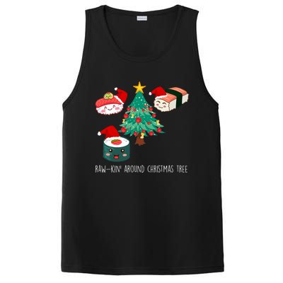 Funny Christmas Sushi For Women PosiCharge Competitor Tank