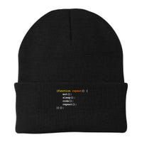 Funny Computer Science Programmer Eat Sleep Code Knit Cap Winter Beanie