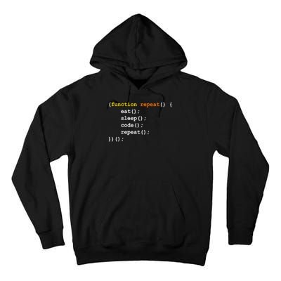 Funny Computer Science Programmer Eat Sleep Code Tall Hoodie