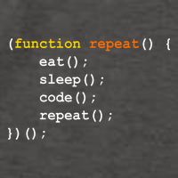 Funny Computer Science Programmer Eat Sleep Code Vector Backpack
