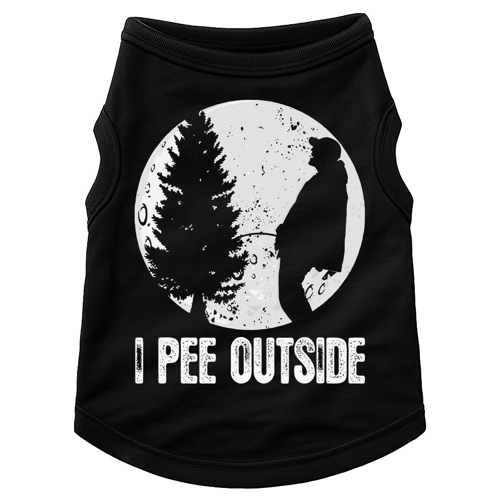 Funny Camping S For Men I Pee Outside Inappropriate Doggie Tank