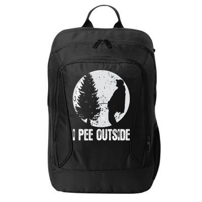 Funny Camping S For Men I Pee Outside Inappropriate City Backpack