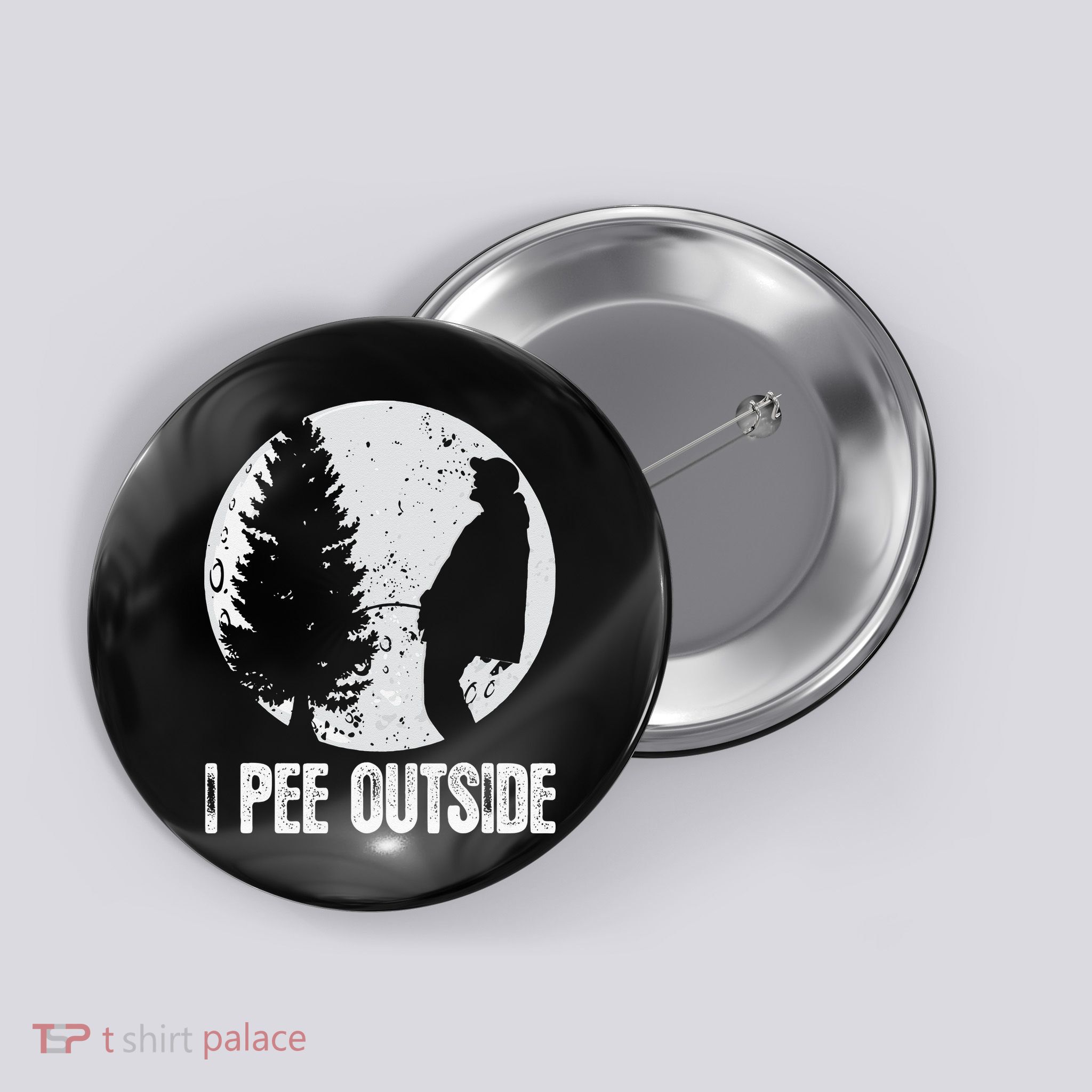 Funny Camping S For Men I Pee Outside Inappropriate Button