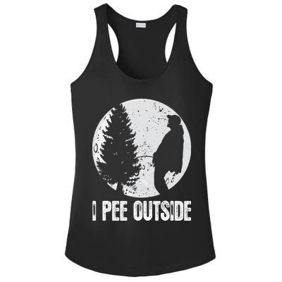 Funny Camping S For Men I Pee Outside Inappropriate Ladies PosiCharge Competitor Racerback Tank