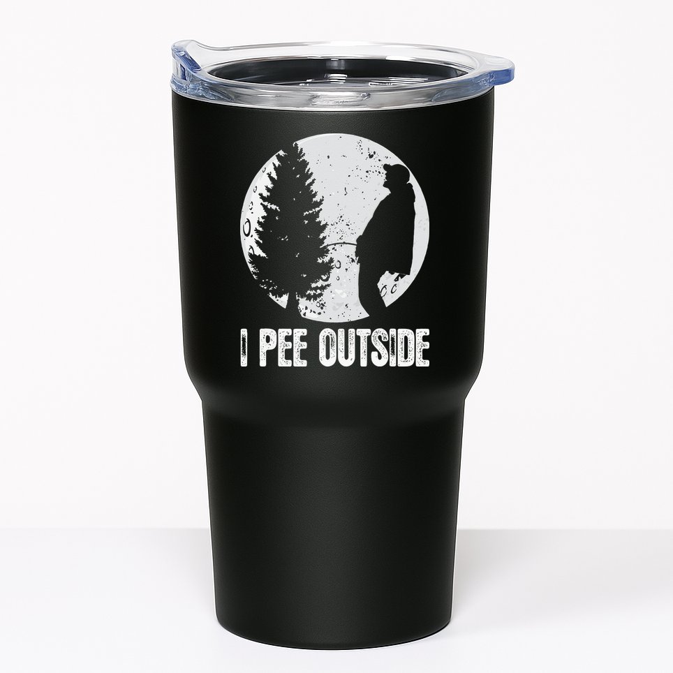 Funny Camping S For Men I Pee Outside Inappropriate Tumbler
