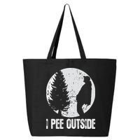Funny Camping S For Men I Pee Outside Inappropriate 25L Jumbo Tote