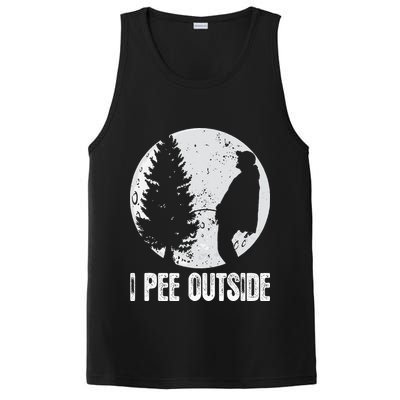 Funny Camping S For Men I Pee Outside Inappropriate PosiCharge Competitor Tank