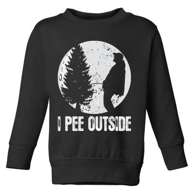 Funny Camping S For Men I Pee Outside Inappropriate Toddler Sweatshirt