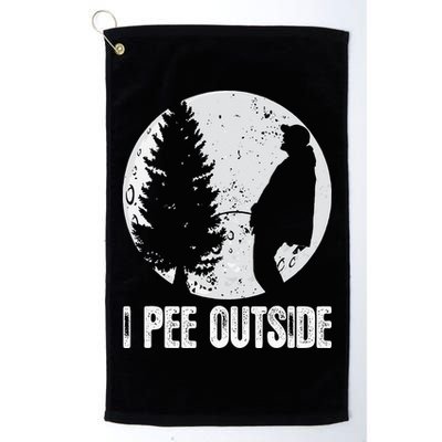 Funny Camping S For Men I Pee Outside Inappropriate Golf Towel