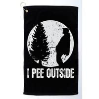 Funny Camping S For Men I Pee Outside Inappropriate Golf Towel