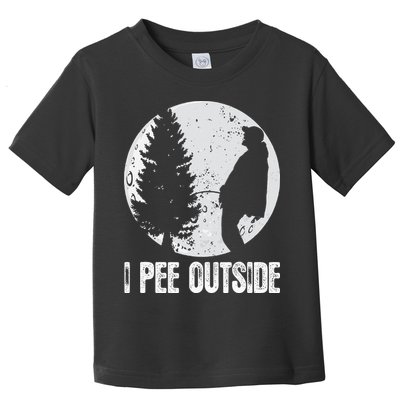 Funny Camping S For Men I Pee Outside Inappropriate Toddler T-Shirt