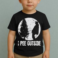 Funny Camping S For Men I Pee Outside Inappropriate Toddler T-Shirt
