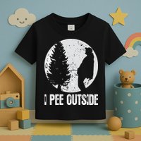 Funny Camping S For Men I Pee Outside Inappropriate Toddler T-Shirt