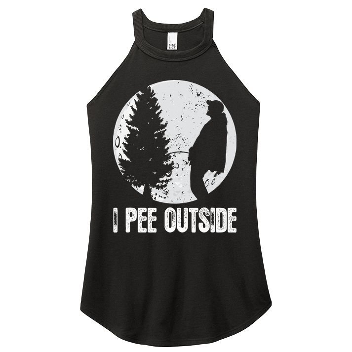 Funny Camping S For Men I Pee Outside Inappropriate Women's Perfect Tri Rocker Tank