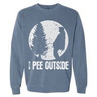 Funny Camping S For Men I Pee Outside Inappropriate Garment-Dyed Sweatshirt