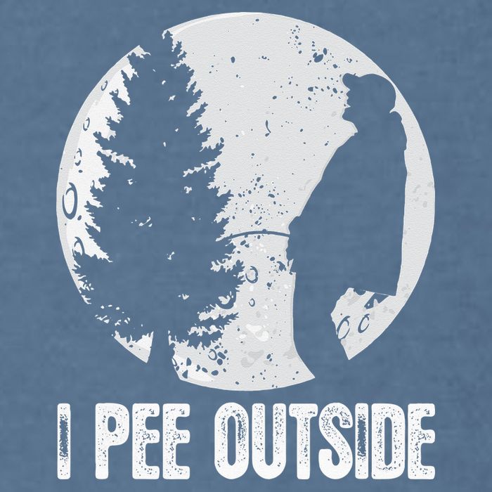 Funny Camping S For Men I Pee Outside Inappropriate Garment-Dyed Sweatshirt