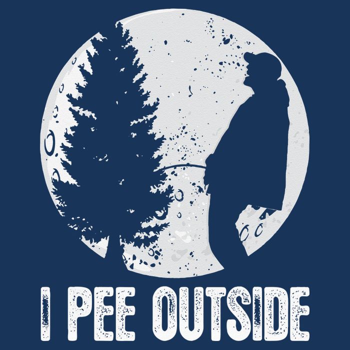 Funny Camping S For Men I Pee Outside Inappropriate Infant Baby Jersey Bodysuit