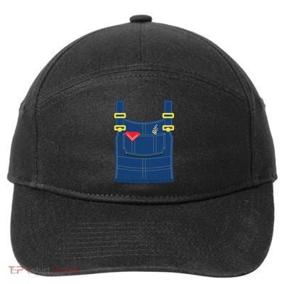 Farmer Costume Shirts Redneck Halloween Costume 7-Panel Snapback Hat