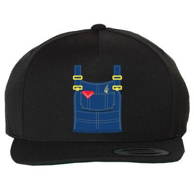 Farmer Costume Shirts Redneck Halloween Costume Wool Snapback Cap