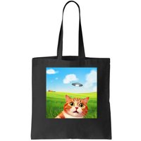 Funny Cat Selfie With Ufo Kitty Alien Encounter Bag