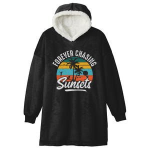 Forever Chasing Sunsets Hooded Wearable Blanket