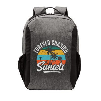 Forever Chasing Sunsets Vector Backpack