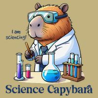 Funny Capybara Science Capybara Funny IM Sciencing Mousepad