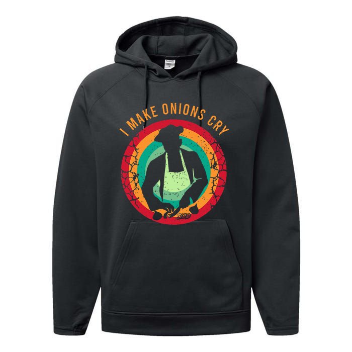 Funny Chef Saying For A Chef Performance Fleece Hoodie