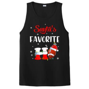 Funny Christmas SantaS Favorite Ho Xmas Football Gift PosiCharge Competitor Tank