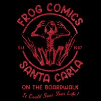 Frog Comics Santa Carla On The Boardwalk Cooling Performance Crew T-Shirt