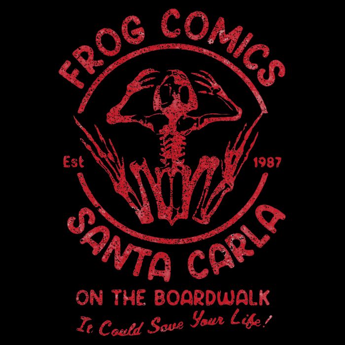 Frog Comics Santa Carla On The Boardwalk Cooling Performance Crew T-Shirt