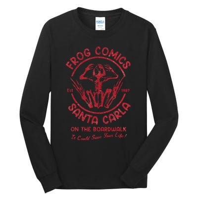 Frog Comics Santa Carla On The Boardwalk Tall Long Sleeve T-Shirt