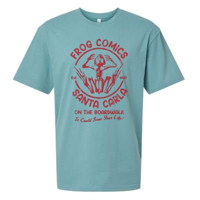 Frog Comics Santa Carla On The Boardwalk Sueded Cloud Jersey T-Shirt