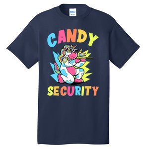 Funny Candy Security | Halloween Party Tall T-Shirt