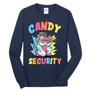 Funny Candy Security | Halloween Party Tall Long Sleeve T-Shirt