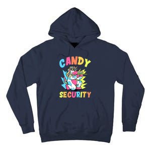 Funny Candy Security | Halloween Party Tall Hoodie