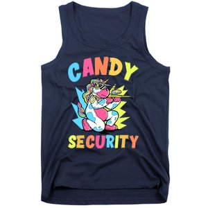 Funny Candy Security | Halloween Party Tank Top