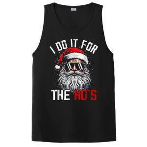 Funny Christmas Santa Claus I Do It For The Hos Cute Xmas PosiCharge Competitor Tank