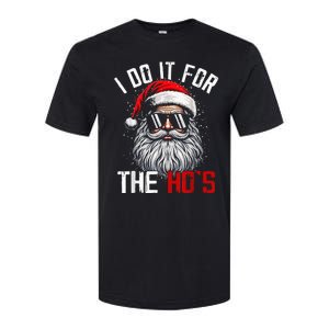 Funny Christmas Santa Claus I Do It For The Hos Cute Xmas Softstyle CVC T-Shirt