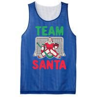 Funny Christmas Santa Ice Hockey Goaltender Goalie Gift Mesh Reversible Basketball Jersey Tank