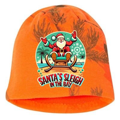 Funny Christmas Santa´S Sleigh In The Bay Beach Christmas Meaningful Gift Kati - Camo Knit Beanie