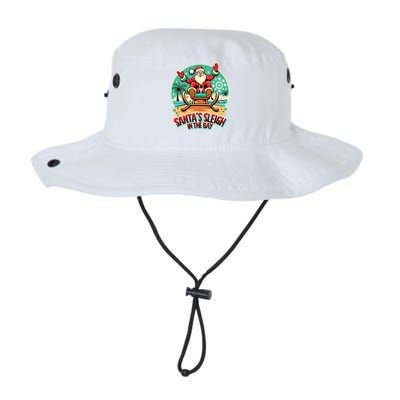 Funny Christmas Santa´S Sleigh In The Bay Beach Christmas Meaningful Gift Legacy Cool Fit Booney Bucket Hat