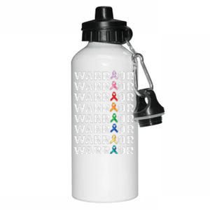 Fighter Cancer Survivor Awareness World Cancer Day Aluminum Water Bottle