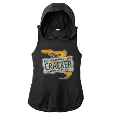 Florida Cracker Shirt Florida Strong Hurricane Ian Support Florida Ladies PosiCharge Tri-Blend Wicking Draft Hoodie Tank