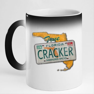 Florida Cracker Shirt Florida Strong Hurricane Ian Support Florida 11oz Black Color Changing Mug