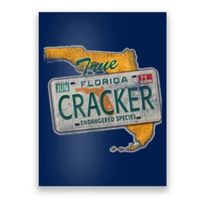 Florida Cracker Shirt Florida Strong Hurricane Ian Support Florida Poster