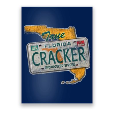 Florida Cracker Shirt Florida Strong Hurricane Ian Support Florida Poster